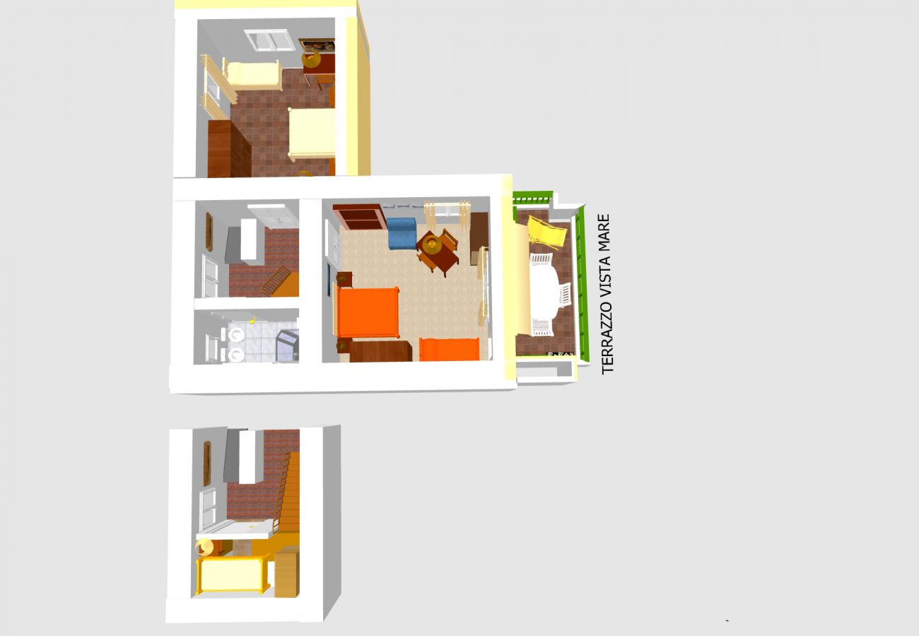 Ferienwohnung in Ponza - Turistcasa - Il soldino 46 -