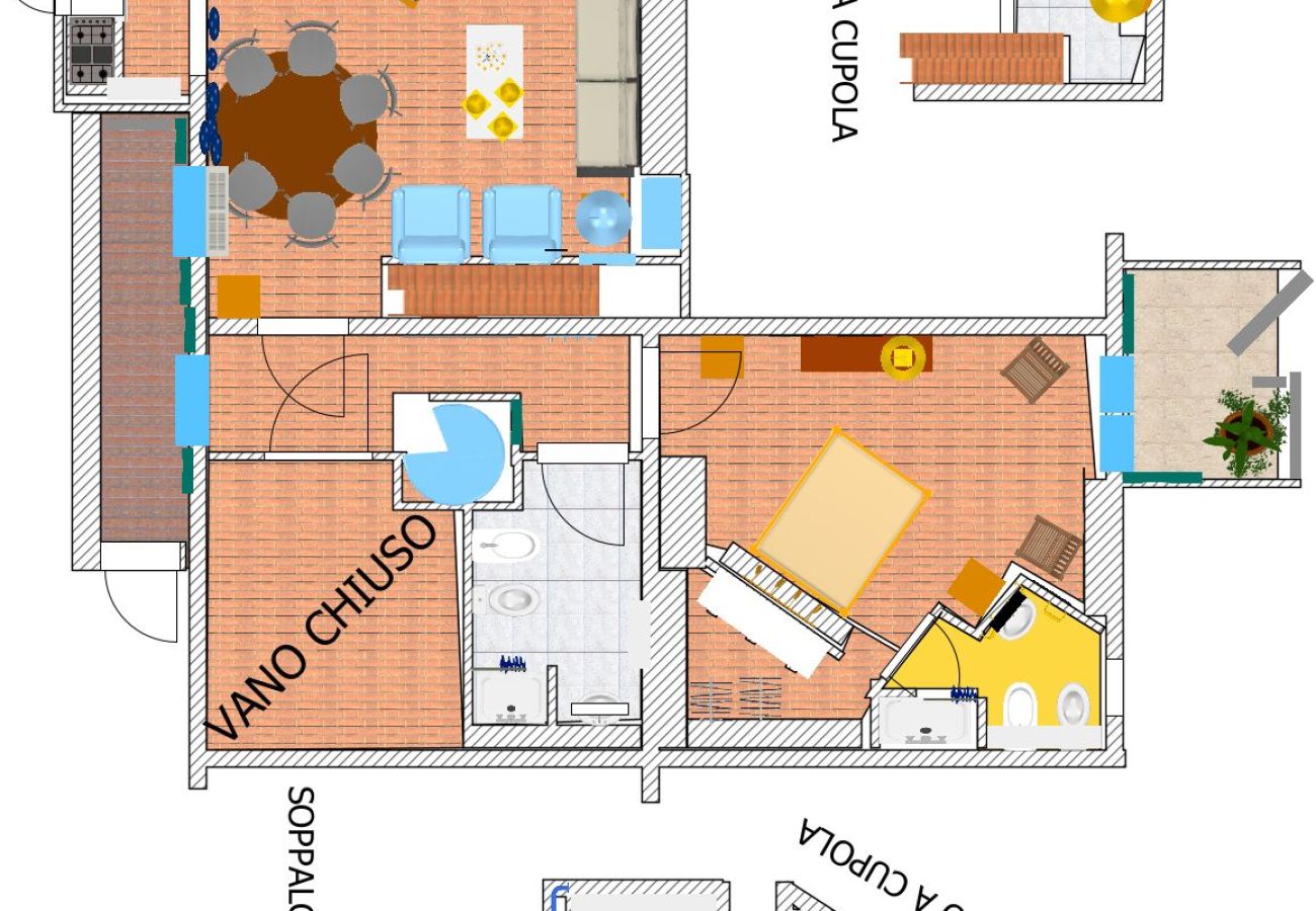 Ferienwohnung in Ponza - Turistcasa - La casa della bella Lucia -