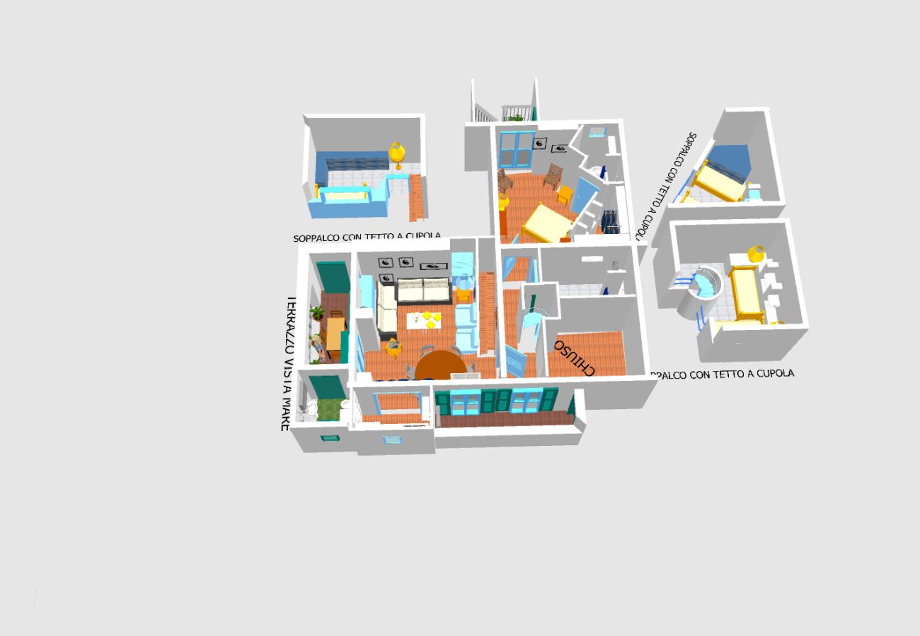 Ferienwohnung in Ponza - Turistcasa - La casa della bella Lucia -