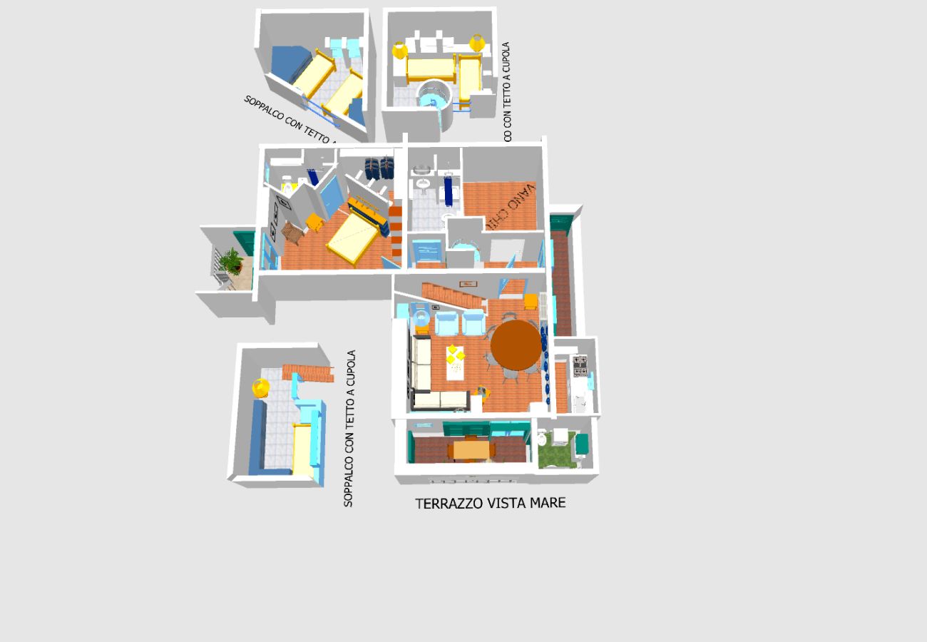 Ferienwohnung in Ponza - Turistcasa - La casa della bella Lucia -
