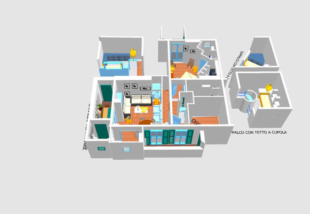 Ferienwohnung in Ponza - Turistcasa - La casa della bella Lucia -