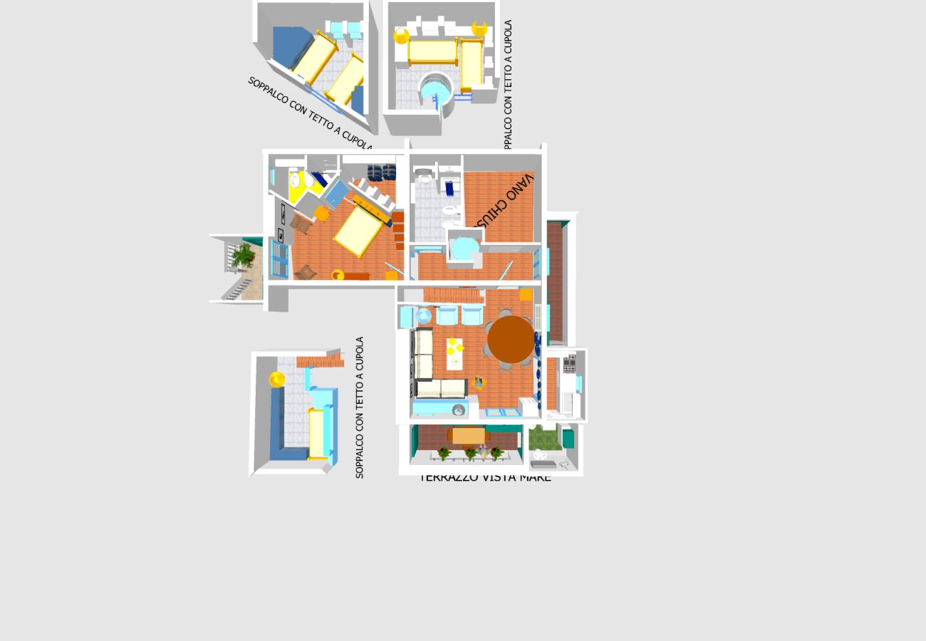 Ferienwohnung in Ponza - Turistcasa - La casa della bella Lucia -