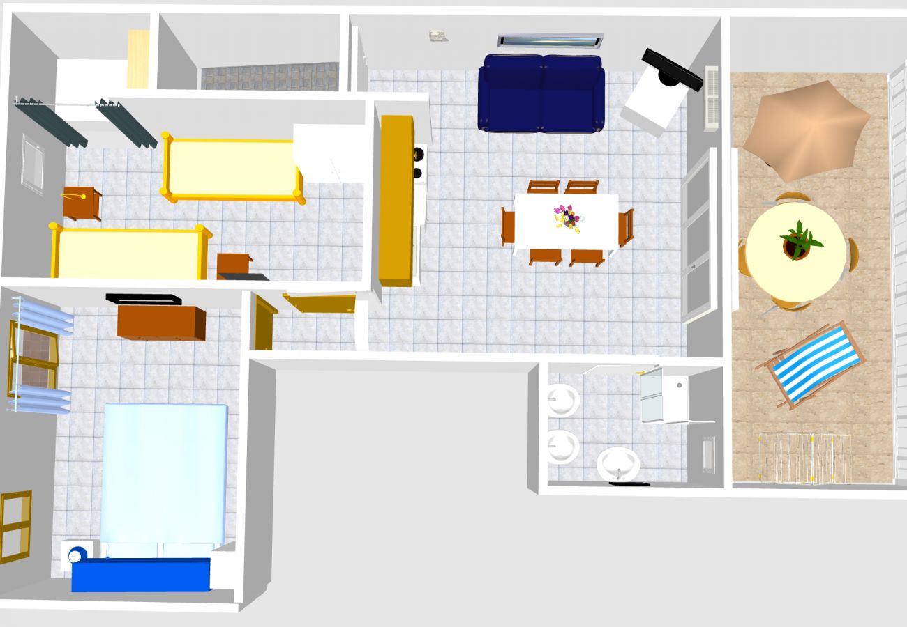 Apartment in Ponza - Turistcasa - Corridoio 34 -