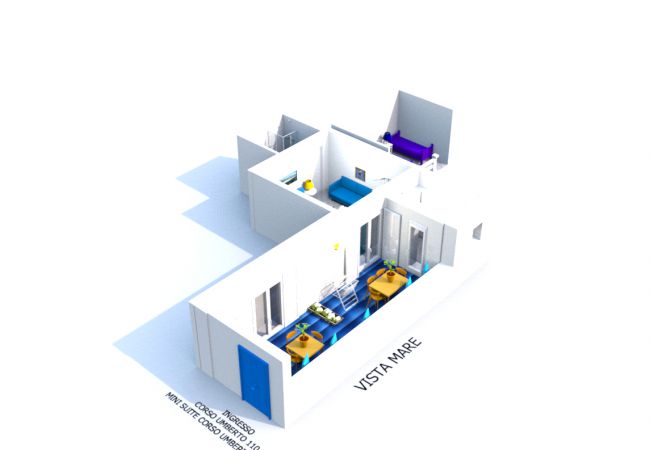 Appartement à Ponza - Turistcasa - Mini Suite Corso Umberto 111