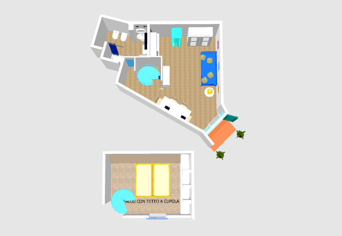 Appartement à Ponza - Turistcasa - Turchese -