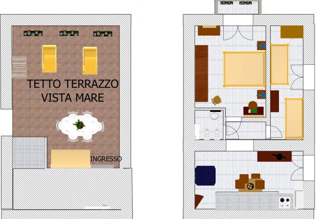 Апартаменты на Ponza - Turistcasa - Corso Umberto 81 -